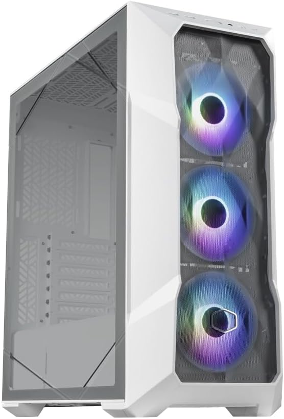 COOLER MASTER MASTERBOX TD500 MESH V2 (White) ARGB Mid Tower Gaming Case COOLER MASTER MASTERBOX TD500 MESH V2 (White) ARGB Mid Tower Gaming Case